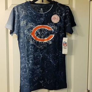 NFL TEAM APPAREL-Chicago Bears girls tee